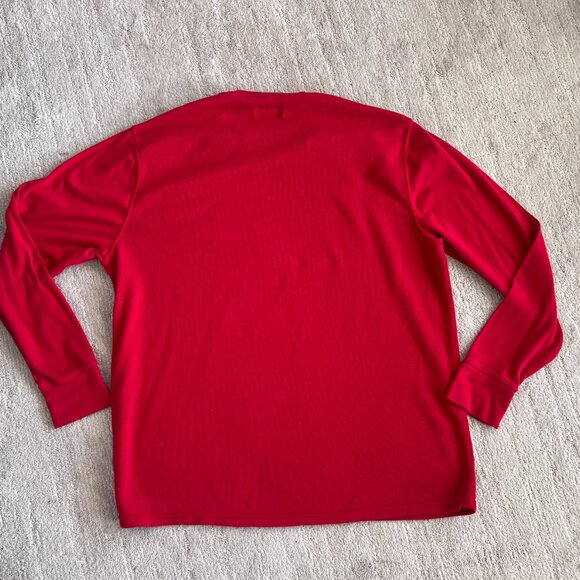 Polo Ralph Lauren-  Mens Red Long Sleeve Shirt - PJ - Sleep Shirt - Size 2XL - Picture 3 of 8